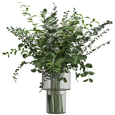 Bouquet of Flowers, Branches in Vase