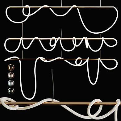 3Luke Lamp Pendant light _Tracer Bar 1(8 ft) | 3lights || 5mat |