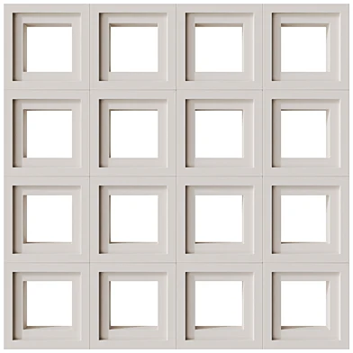 Modular Wall 08 Quad White by Tesselle