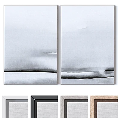 Set of large wall paintings 3034