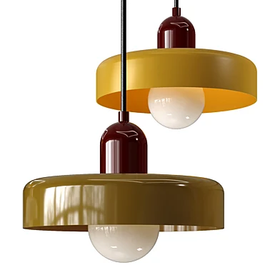 Italian Glass 70s Pendant Lights