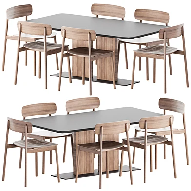 Dinning chair and table set01
