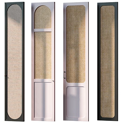 Ratan cabinet doors