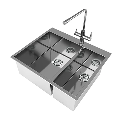 Мойка для кухни Seaman Eco Marino SMV-575DR, смеситель для кухни Mixline MLSS