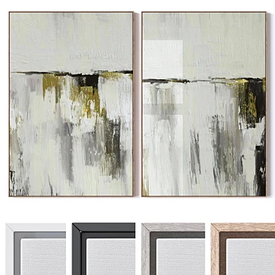 Set of large wall paintings 3065