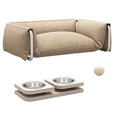 Milliong Lying Bed/Лежанка и миски для собак