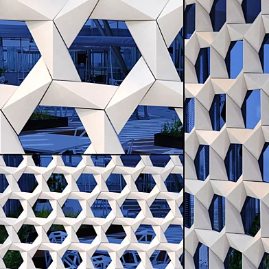 GRC Stars facade panels