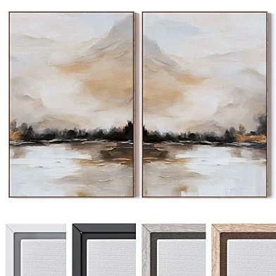 Set of large wall paintings 3096