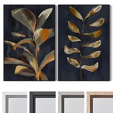 Set of large wall paintings 3102