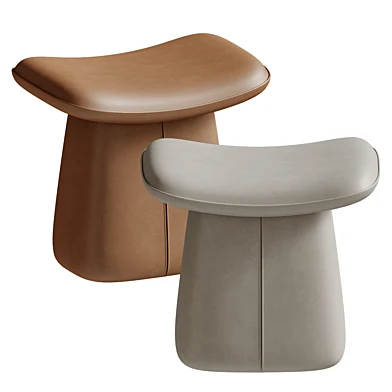 Modern Microfiber Leather Fabric Makeup Stool