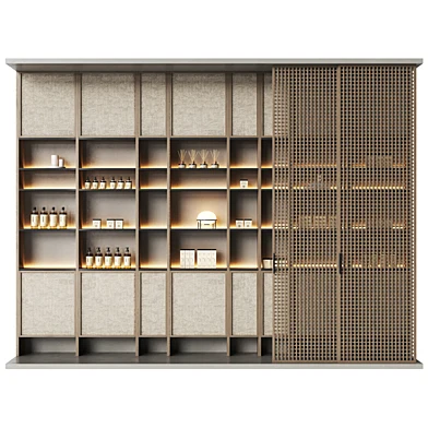 Cosmetics rack for a cosmetics store