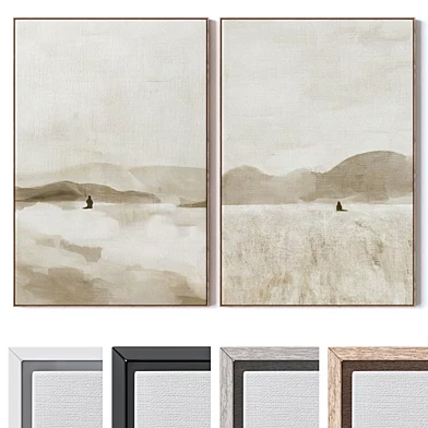 Set of large wall paintings 3114