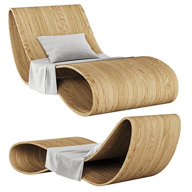 Agua Wooden Chaise Lounge / Деревянный шезлонг