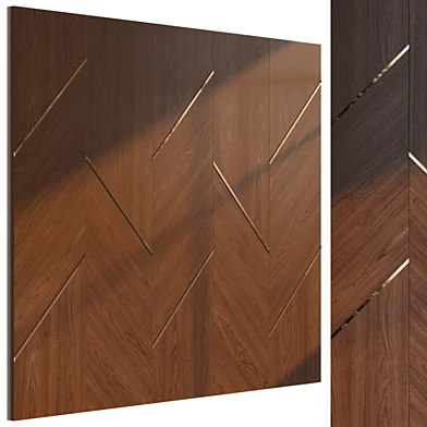 Wall panel 0334-shpon