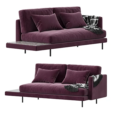 Кушетка двухместная с полкой Ricadi Dg-home