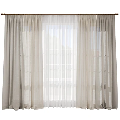 Curtain 30/ Шторы лен