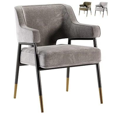 Derome Dining Armchair - Polo Club Stone