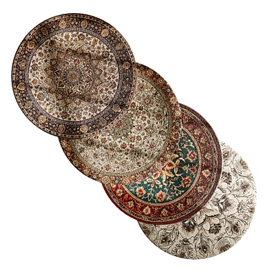 Round carpet 31