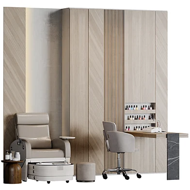 pedicure and manicure area in the beauty salon 02
