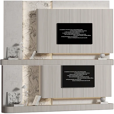 tv wall minimal set 15