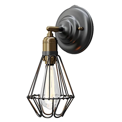 Weathered Brass Iron Wall Sconce Lighting for Dining Room