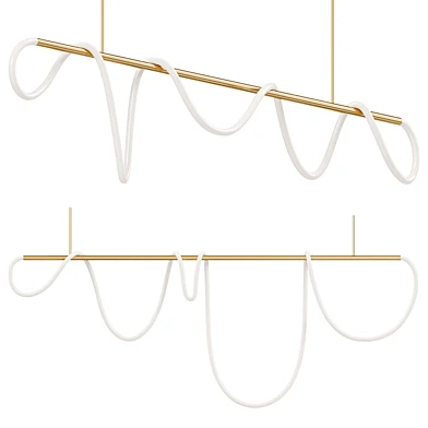 Flexible Linear Curve Chandelier