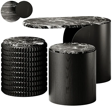 Mozea Stadio Coffee Table Set