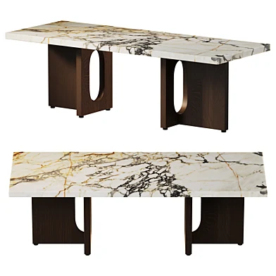 Audo Androgyne Lounge Table Calacatta Viola