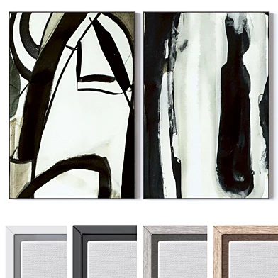 Set of large wall paintings 3231