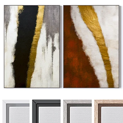 Set of large wall paintings 3232