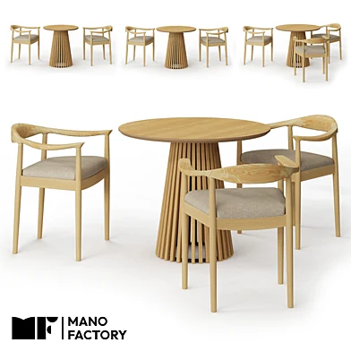 Столовая группа VOLAN WOOD+HUG  от MANO FACTORY