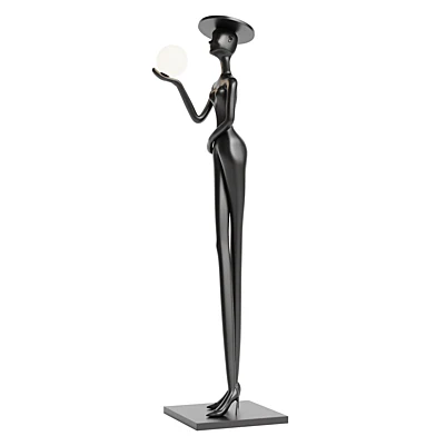 Greeter Art Floor Lamp
