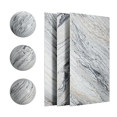 Unreal Fantasy Marble 22 Blue grey gold