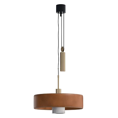 Bohlmarks leather And Brass Pendant