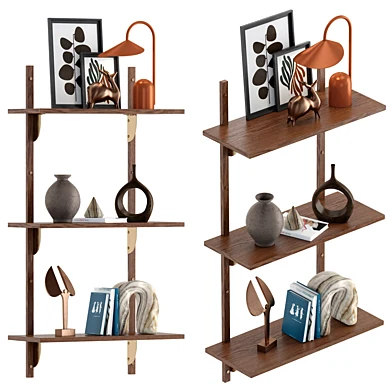 Sector Shelf with decor by Fermliving