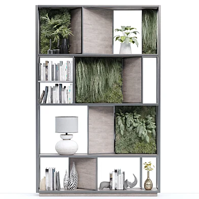 interior plant and decoration partition set 341