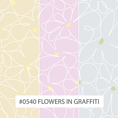 Creativille | Wallpapers | 0540 Flowers in Graffiti