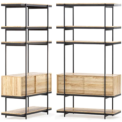 Мебельный стеллаж узкий от Westelm, серия Pierce (42")