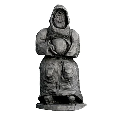 Деревянная фигура человека