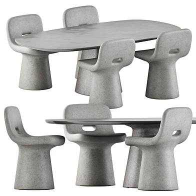 Brutal chair by Set Collection and Allure O Outdoor by Bebitalia