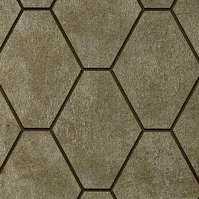 Плитка  Hexa Brune  Коллекция METALLIQUE