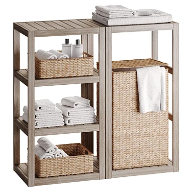 Storage Shelves With Baskets