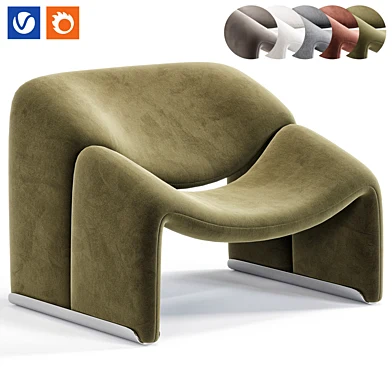 Groovy Armchair By Pierre Paulin