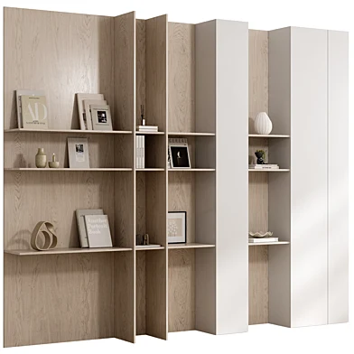 wooden Rack with decor 3