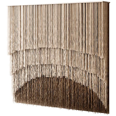 Fringe decor panel