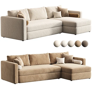 Aris 2 Piece Right Arm Chaise Sectional