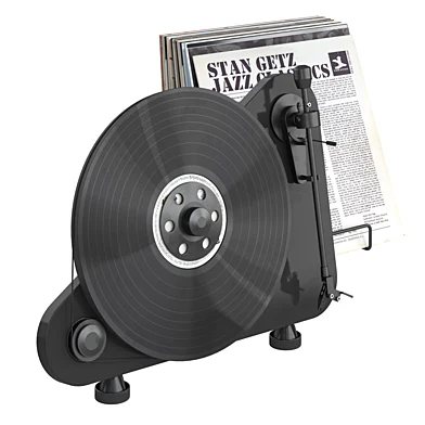 Вертикальный проигрыватель винила Pro-Ject VT-E черный, красный, белый