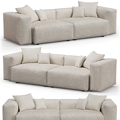 Nikodemos Corduroy Sofa