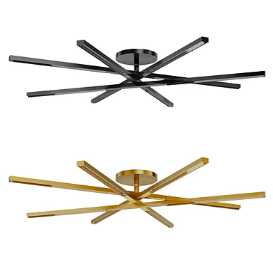Cityscape Grande Flush Сhandelier