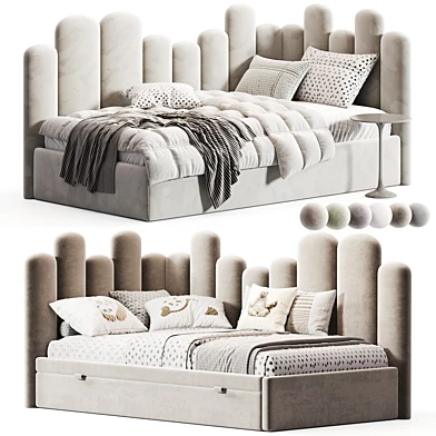 Corner bed AURORA by Mamoony